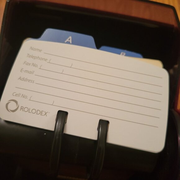 Rolodex Dome Address Book Memorydex Journal Office Desk Rotary Swivel NSW 24C Re - Picture 12 of 15